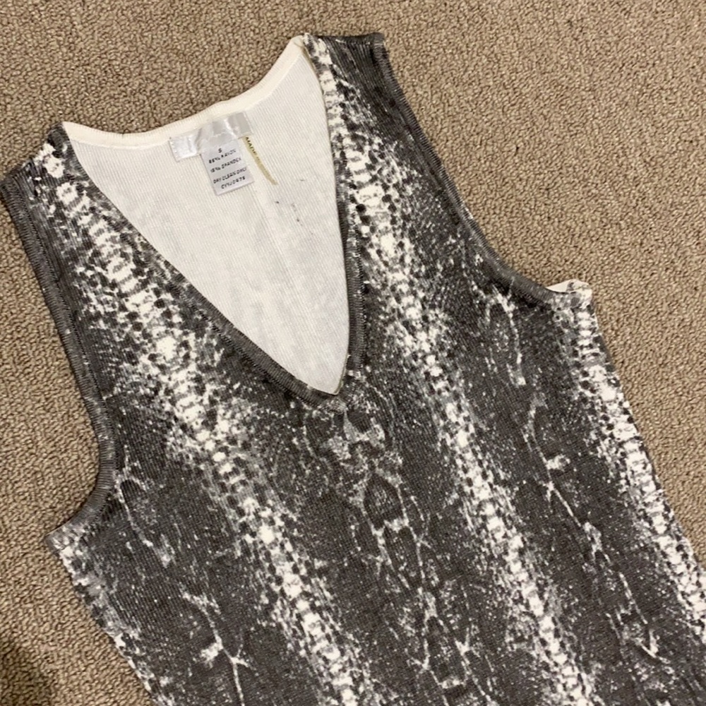 Snake print dress